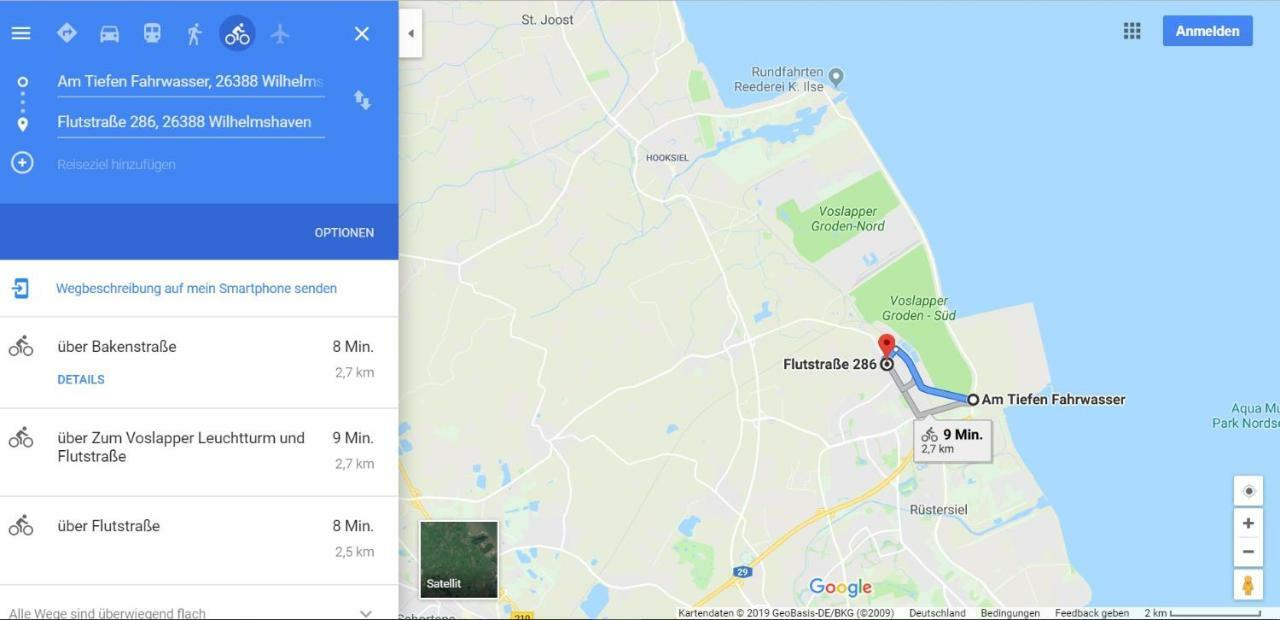 Gemütliche 3-Zimmer - Ferienwohnung mit Kabel-TV, Wilhelmshaven, Hooksiel Exterior foto